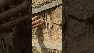 Мазанка в Астраханской области из глины камыша и веток