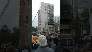 Страшная трагедия на Шолмова! 26.07.24 Погиб ребенок! Героическая борьба пожарных за спасение людей!