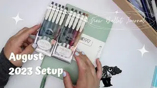 A Simple Bullet Journal Setup | August 2023 The Trouble with a Simple Bujo