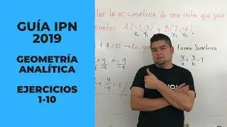 IPN Analytical Geometry Guide: Solved Exercises 1-10 | Virtual