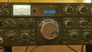 live with the Kenwood TS-830 ham radio