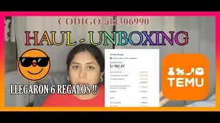 TEMU : UNBOXING / HAUL DE TEMU @temu . mi primera compra