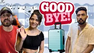 Good bye with background music | ek baar rok lete #varshasinghrajput  #funnyvideo
