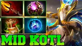 Keeper OF The Light Dota 2 Guide Build Support Mid - KOTL Best Meta Carry 7.35