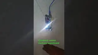 ultrasonic sensor with Arduino#shorts #youtubeshorts