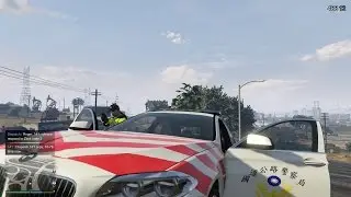 GTA 5 LSPDFR 警察模組 061 春節連假國道高速公路交通疏導勤務