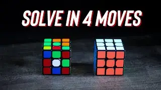 How to Solve a Rubik’s Cube in 4 Moves | Magic Trick (with proof)