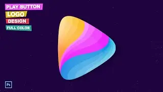 PLAY Logo Design Photoshop | Professional Logo Photoshop Tutorial