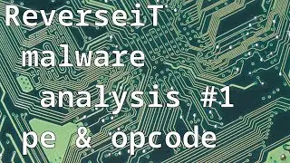 malware analysis #1 ( mz pe header metadata opcode analysis )