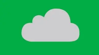 Animated Cloud Green Screen