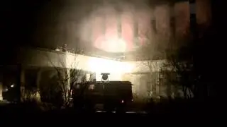 В Краснокаменске горит Универмаг
