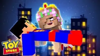 WONDERWOMAN SAVES THE JUSTICE LEAGUE! | Minecraft Toystore | Little Kelly