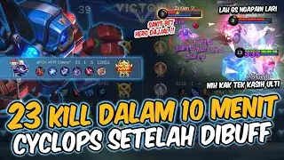 23 Kills CUMA 10 MENIT!! HYPER TERSAKIT SEASON SEKARANG! Auto Winstrake! - Build Top Terbaik ~ MLBB