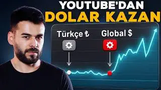 YouTube’dan Dolar Kazan✅Global YABANCI Kanal Nasıl Açılır ?