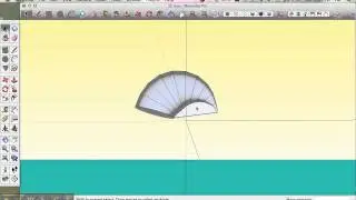 How to create a bee's bottom part with Sketchup