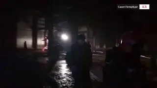Ликвидирован пожар, затянувший дымом Западный скоростной диаметр Петербурга