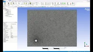 How to Generate a 2D Adaptive Mesh in ANSYS Workbench