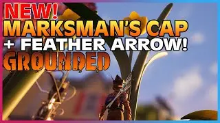 GROUNDED NEW FEATHER MARKSMAN'S CAP AND FEATHER ARROW!
