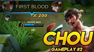 CHOU GAMEPLAY NO.2 |MLBB |CHOU GAMEPLAY |Tamitzy