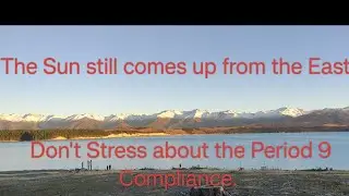 Feng Shui Period 9 - You don't want to be too STRESS about it.  The Sun still rises from the East