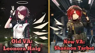 Exusiai EN dub - Old vs New | Arknights comparison