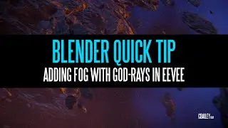 Quick Blender Tip - Add Fog With God Rays In Eevee