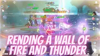 Rending A Wall Of Fire And Thunder Dance Of Resolute Will Genshin Impact