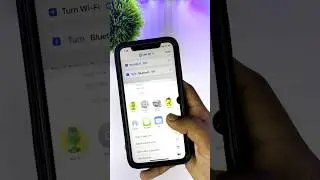 How to turn off Wifi & Bluetooth in one click for iPhones #shorts #shortvideo #iphone