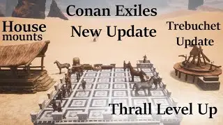 Conan exile Tutorials New Update House Trebuchet Thrall Level with ZfreeZone
