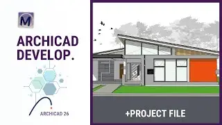 21x17m ArchiCAD House Concept Development | Explore ArchiCAD 26