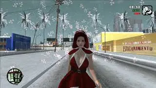 Kasumi Christmas Dress & Hat Gta San Andreas