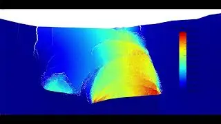 Ore caving FDEM model