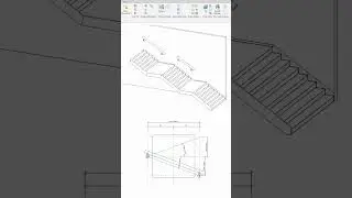 Parametric Aluminum Handrail Grab Bar made using Revit