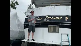 Testing out Blue Wave’s Complete Marine Cleaner.