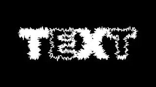 Zigzag text animation - AfterEffects