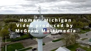 Homer, Michigan drone video produced by McGraw Multimedia.