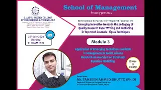 International E-FDP Module 3 from School of Management