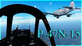 Some Thunderbolt Gameplay with Squadmate | War Thunder SIM | P-47N -15