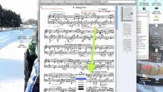 Form and Analysis demo marking a pdf preview score document using annotate features
