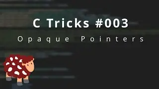 C Tricks #003 [Deutsch] Private Implementierung durch Opaque Pointers