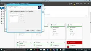configuration du DHCP sur windows server 2012