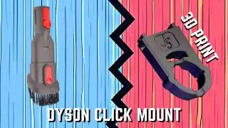 Dyson mount for wall | Ikea Pegboard | 3D printed