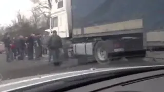 Un TIR a luat foc lângă comuna Stăuceni
