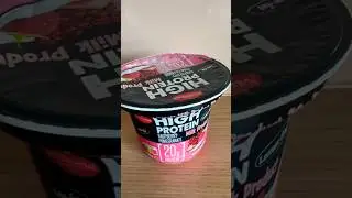 High protein Milk product by Milbona raspberry pomegranate lidl #protein #lowfat