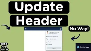 Make a Dynamic Header Component to Fetch Backend Data