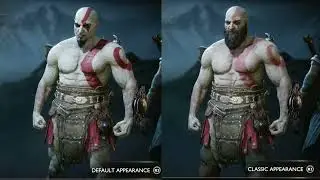 Young Kratos Vs Old Kratos Comparison God of War Ragnarok Valhalla