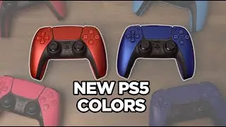 NEW PS5 Controller Colours Cobalt Blue + Volcanic Red - What's Different? | Deep Earth