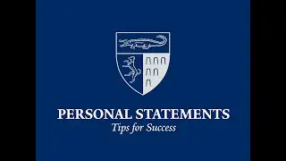 Tips for Success: Personal Statements