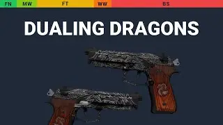 Dual Berettas Dualing Dragons - Skin Float And Wear Preview