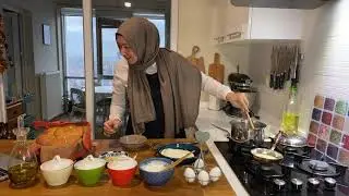 Live Cooking Cilbir (Turkish Poached Egg)
